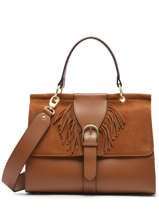 Handtas Nomade Leder Etrier Bruin nomade ENOM001L