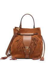 Bucket Bag Nomade Leder Etrier Bruin nomade ENOM004M