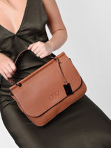 Handtas Ecuyer Etrier Bruin ecuyer EECU030M-vue-porte