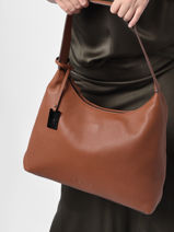 Shoulder Bag Ecuyer Etrier Brown ecuyer EECU032M-vue-porte