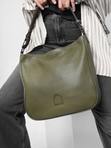 Shoulder Bag And Strap Balade Leather Etrier Green balade EBAL16-vue-porte