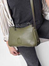 Crossbody Bag Balade Leather Etrier Green balade EBAL13-vue-porte