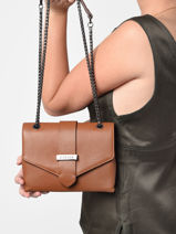 Small Leather Jana Toscane Crossbody Bag Etrier Brown jana toscane EJTO002S-vue-porte
