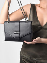 Medium Leather Jana Toscane Crossbody Bag Etrier Black jana toscane EJTO002M-vue-porte