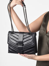 Cross Body Tas Rafale Leder Etrier Zwart rafale ERAF002M-vue-porte