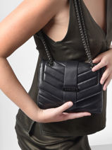 Shoulder Bag Rafale Leather Etrier Black rafale 18SAXP46-vue-porte