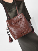 Crossbody Bag Rafale Leather Etrier Brown rafale ERAF004S-vue-porte