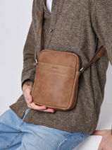 Leather Spider Crossbody Bag Etrier spider ESPI704M-vue-porte