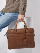 1 Compartment  Business Bag  With 15" Laptop Sleeve Etrier spider ESPI8021-vue-porte