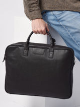 Documententas Flandres 1 Compartiment Met 17" Laptopvak Etrier Bruin flandres EFLA8261-vue-porte