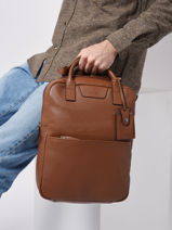 Leather Flandres Backpack Etrier flandres EFLA8272-vue-porte