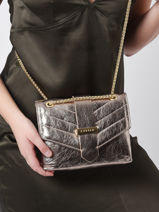 Sac Bandoulire S Jana Iris Cuir Etrier Marron jana irise EJIR002S-vue-porte