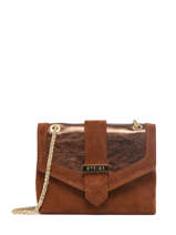 Crossbody Bag Jana Velvet Leather Etrier Brown jana velvet EJVE002S