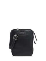 Small Leather Foulonn� Crossbody Bag Etrier Black foulonne EFOU728S