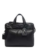Leather Foulonn� Business (back)pack Etrier Black foulonne EFOU8122