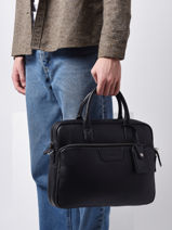 Business Bag Etrier Black foulonne EFOU8151-vue-porte
