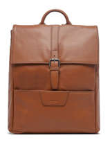 2-compartment  Backpack Etrier Brown foulonne EFOU8092