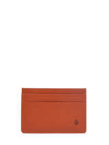 Kaarthouder Leather Etrier Orange madras EMAD053