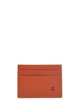 Card Holder Leather Etrier Orange madras EMAD011