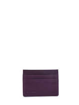 Leather Card Holder Etincelle Nubuck Etrier Violet etincelle nubuck EETI652