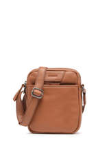 Small Leather Foulonn Crossbody Bag Etrier Brown foulonne EFOU729S