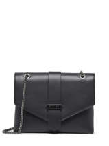 Cross Body Tas Leather Jana Bloc Leather Etrier Black jana bloc EJBC002M