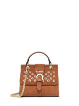 Crossbody Bag Ethnique Leather Etrier Brown ethnique EETH001S