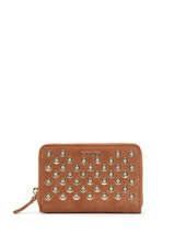Portefeuille Cuir Etrier Marron ethnique EETH090M