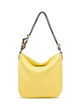 Sac Besace Balade Cuir Etrier Jaune balade EBAL06
