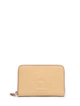 Coin Purse Leather Etrier Beige fulgurant EFUL090M