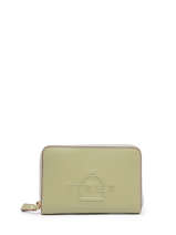 Coin Purse Leather Etrier Green fulgurant EFUL090M