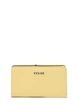 Leather Blazer Wallet Etrier Yellow blazer EBLA091M