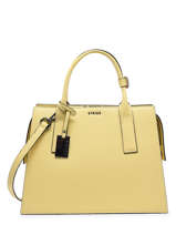 Top Handle Blazer Leather Etrier Yellow blazer EBLA003M