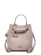 Leather Blazer Bucket Bag Etrier Beige blazer EBLA004M