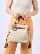 Satchel San Francisco Etrier Brown san francisco ESAN004M-vue-porte