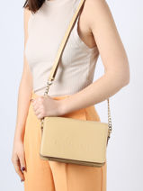 Cross Body Tas Fulgurant Leder Etrier Beige fulgurant EFUL035S-vue-porte
