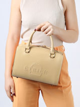 Sac Port Main Fulgurant Cuir Etrier Beige fulgurant EFUL036M-vue-porte