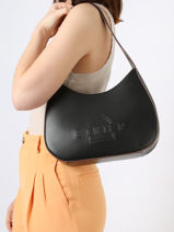 Shoulder Bag Fulgurant Leather Etrier Black fulgurant EFUL011M-vue-porte