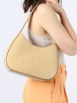 Shoulder Bag Fulgurant Leather Etrier Beige fulgurant EFUL011M-vue-porte