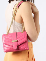 Shoulder Bag Rafale Leather Etrier Beige rafale 18SAXP46-vue-porte