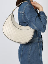 Shoulder Bag Rafale Leather Etrier Beige rafale ERAF017L-vue-porte