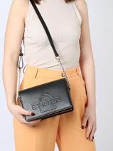 Leather Fulgurant Crossbody Bag Etrier Black fulgurant EFUL035S-vue-porte
