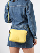 Crossbody Bag Balade Leather Etrier Yellow balade EBAL034M-vue-porte