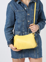 Crossbody Bag Balade Leather Etrier Yellow balade EBAL13-vue-porte