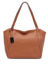 Leather Shoulder Bag Ecuyer Etrier Brown ecuyer EECU033M