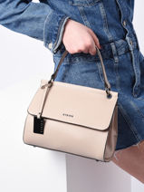 Cross Body Tas Blazer Leder Etrier Beige blazer EBLA001M-vue-porte