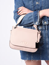 Handtas Ecuyer Leder Etrier Roze ecuyer EECU01-vue-porte