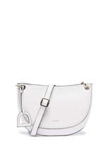 Medium Leather Shoulder Bag Tradition Etrier White tradition EHER024M