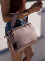 Handtas Ecuyer Leder Etrier Beige ecuyer EECU01