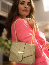 Sac Bandoulire Rafale Cuir Etrier Vert rafale ERAF002M
